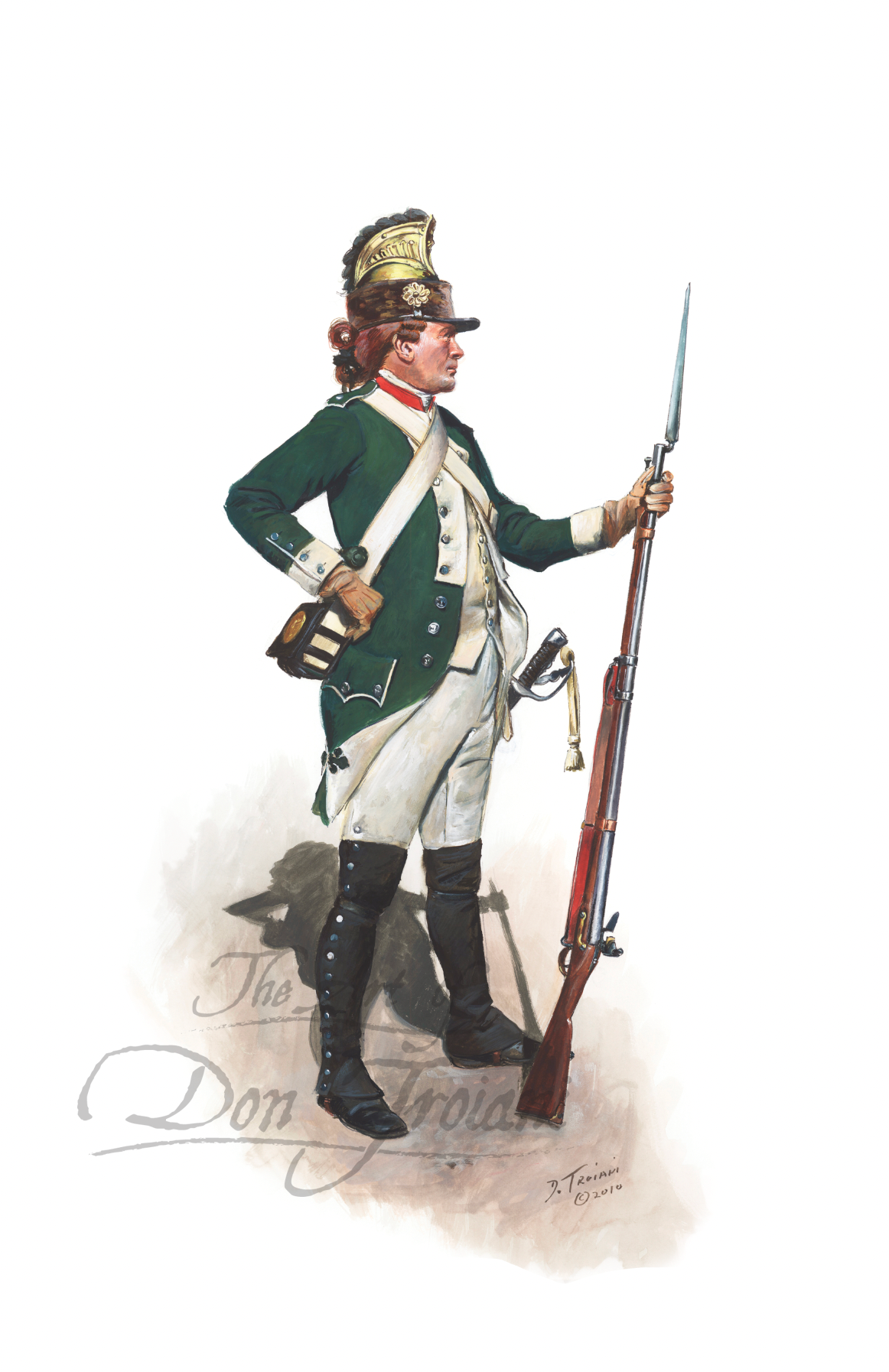 French Private, Dismounted Belsunce Dragoon 1779, Savannah