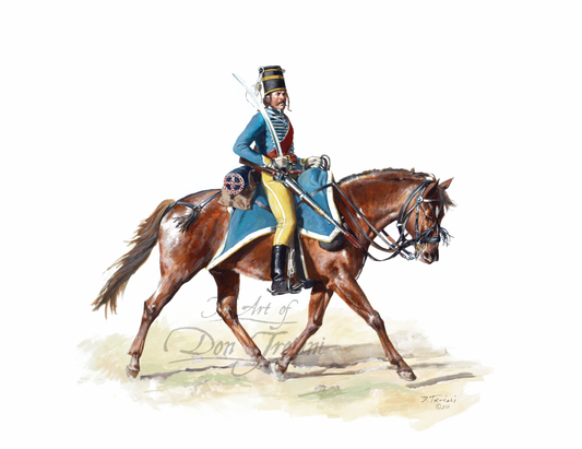 French Hussar, Foreign Volunteers Of The Navy, 1st Legion, 1781