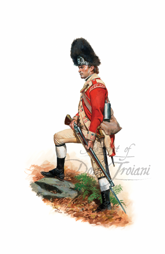 52nd Regiment Of Foot, Private Grenadier Company, 1775