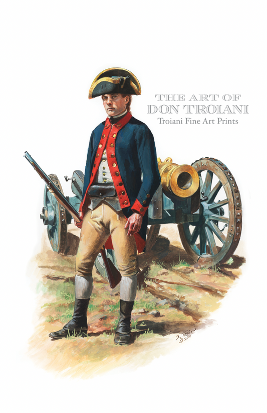 Knox's Artillery Regiment, Private, 1776 - TRW171