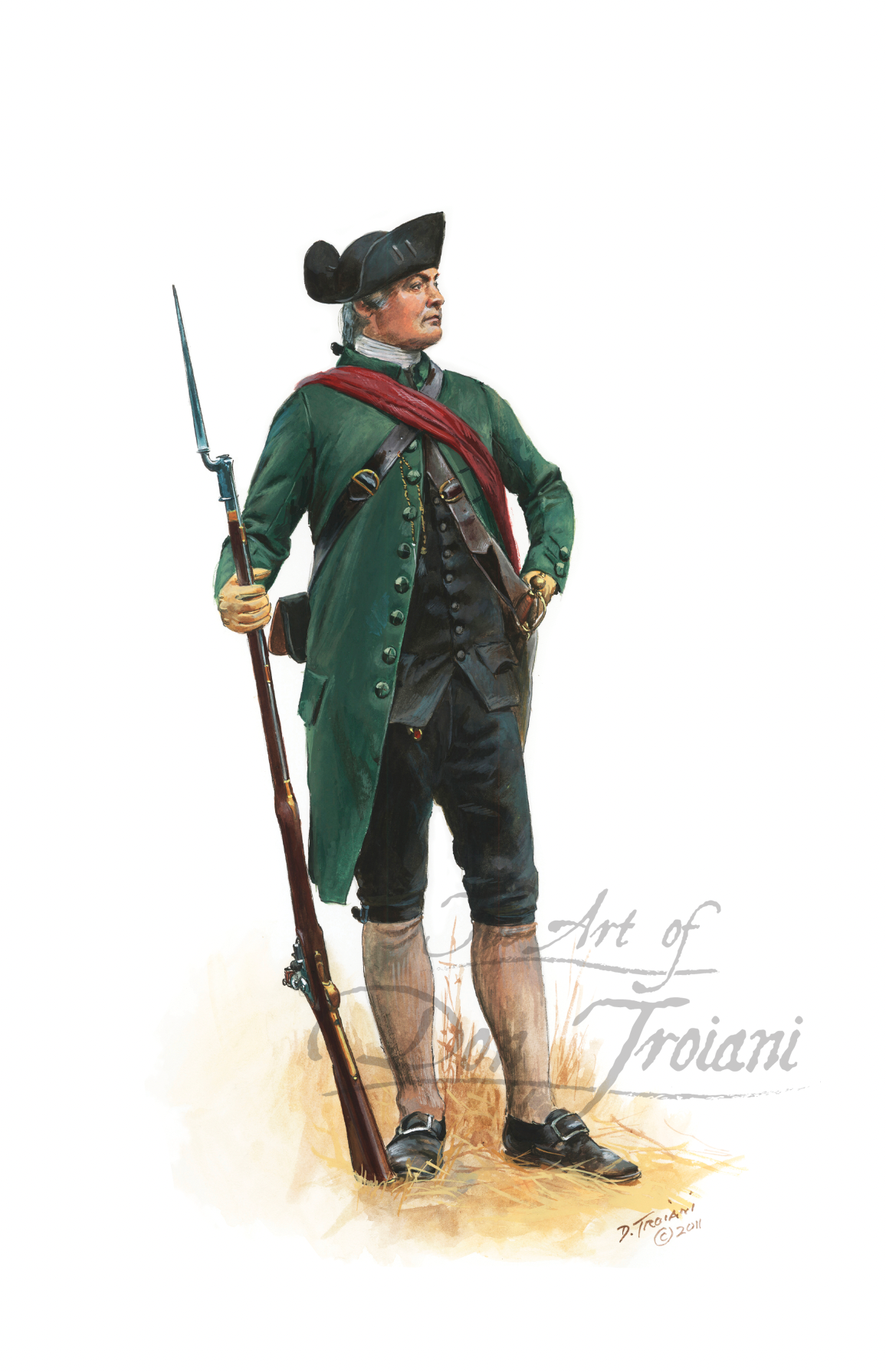 Major John Buttrick, Massachusetts Minuteman, 1775