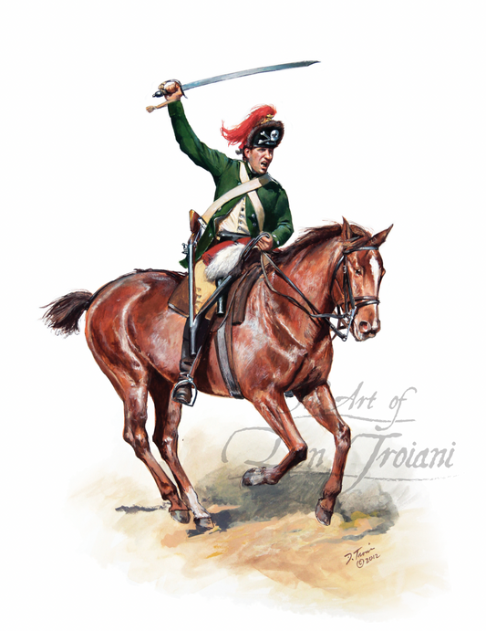 British 17th Light Dragoon Private, Philadelphia Campaign, 1777-1778