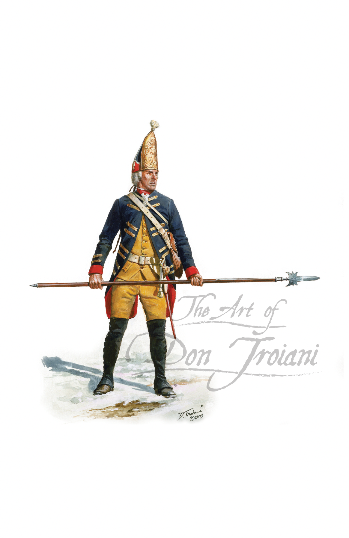 Sergeant Of The Hessian Grenadier Regiment, Rall, Trenton, 1776