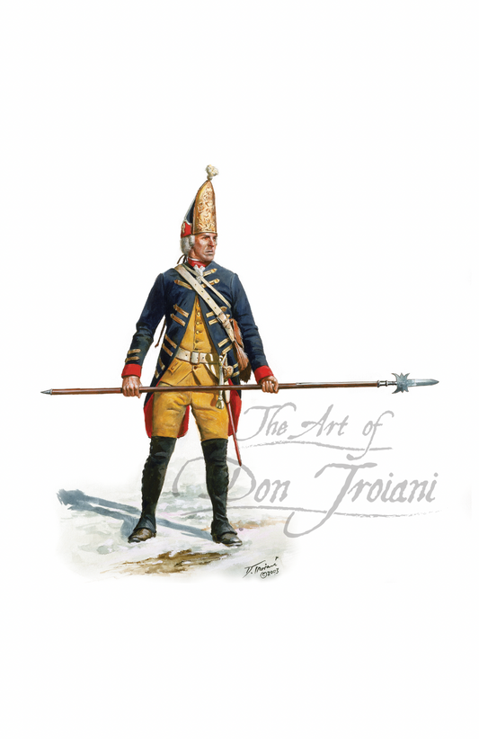 Sergeant Of The Hessian Grenadier Regiment, Rall, Trenton, 1776