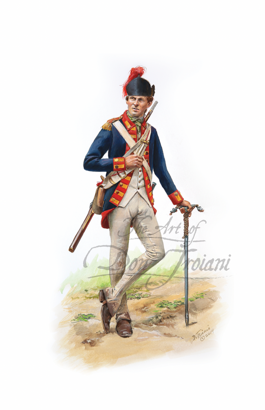 Royal Artillery Bombardier, Burgoyne Campaign, 1777