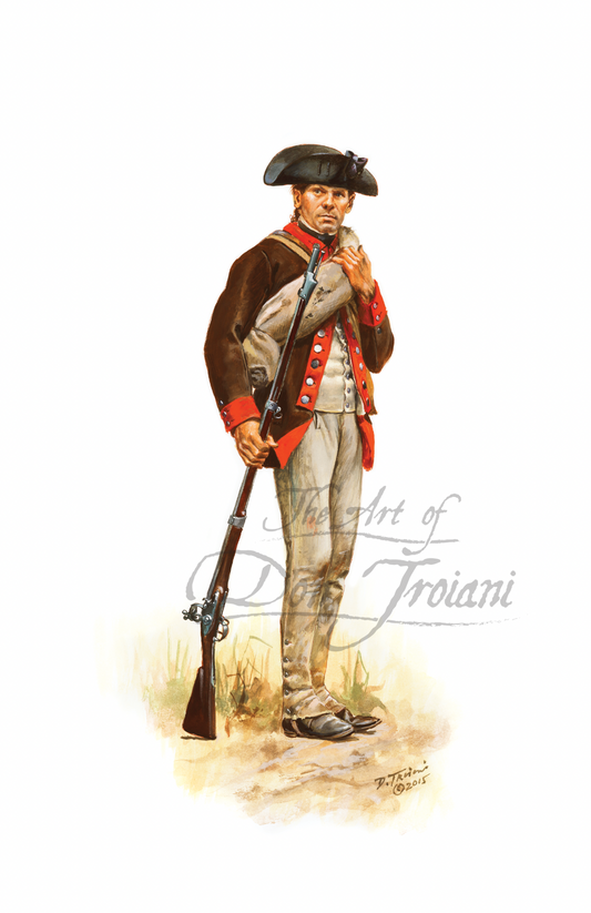12th Massachusetts Regiment Private, 1777