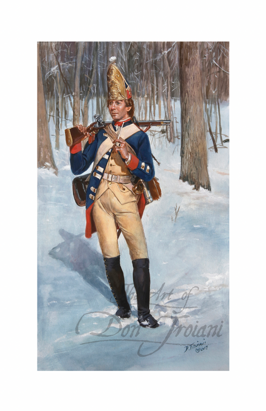 Hessian Regiment Rall Private, 1776