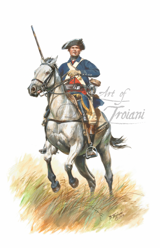 Gentleman Trooper, Backus' Regiment of Connecticut Light Horse, Hydes' Troop, 1776