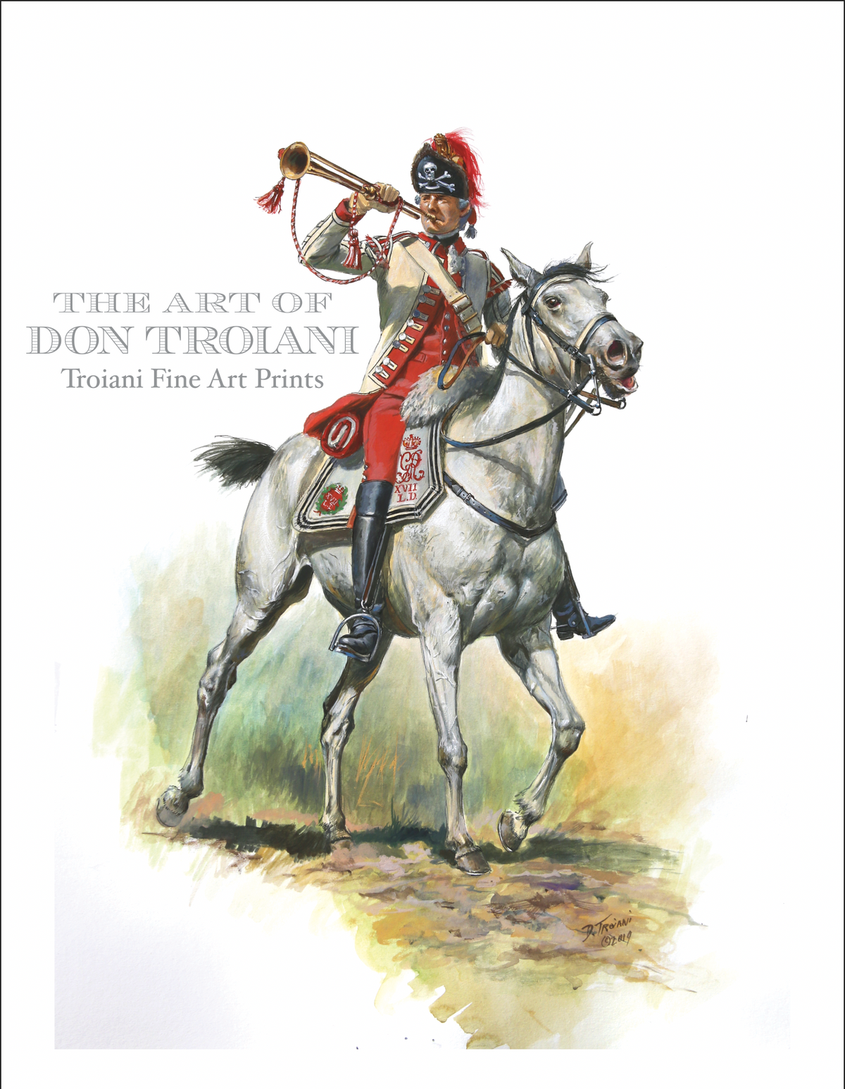Trumpeter, British 17th Light Dragoons, 1776 - TRW264