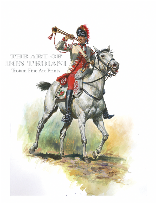 Trumpeter, British 17th Light Dragoons, 1776 - TRW264