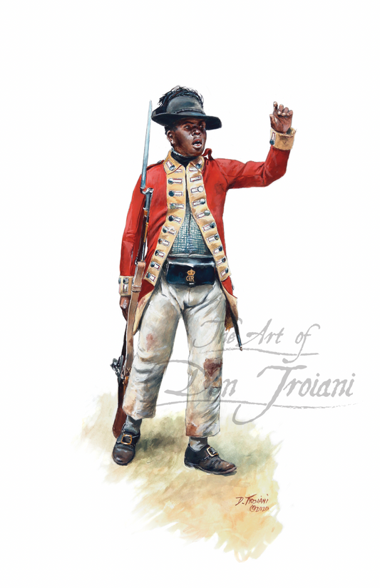 A Soldier Of Lord Dunsmore’s Ethiopian Regiment, 1775