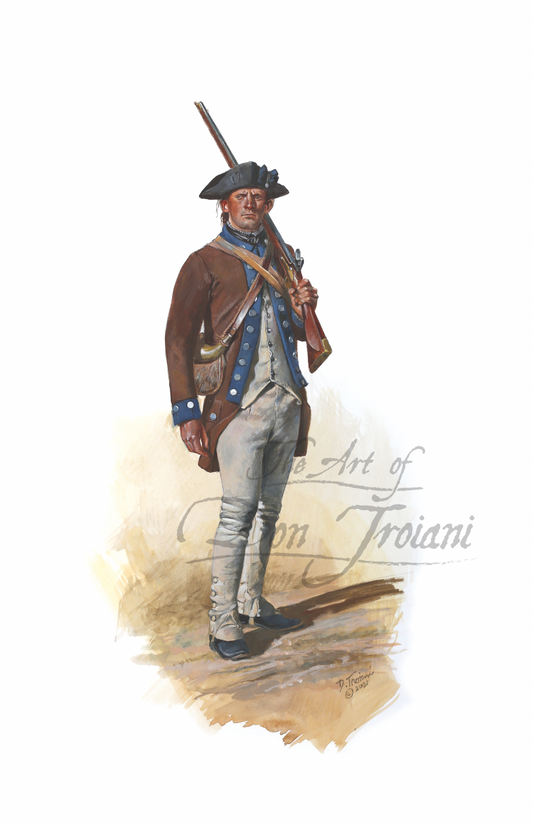 Crockett’s Western Battalion, Garrison Dress, 1780