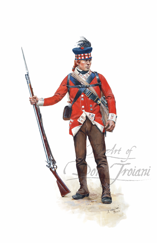 Private, 71st Regiment of Foot &nbsp;(Fraser’s Highlanders), Winter 1780-81
