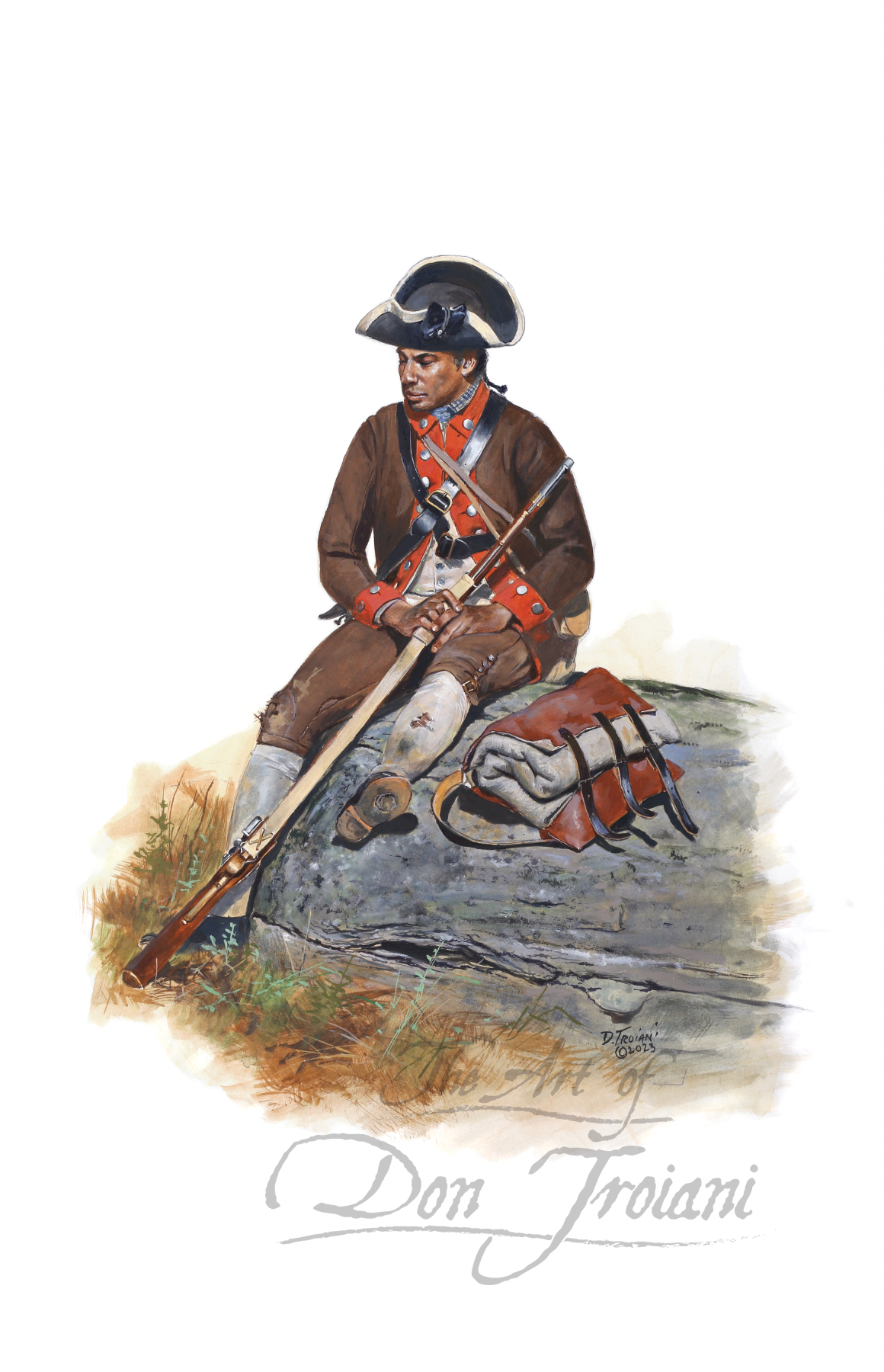 Black Private of the 2nd Rhode Island Regiment, 1777