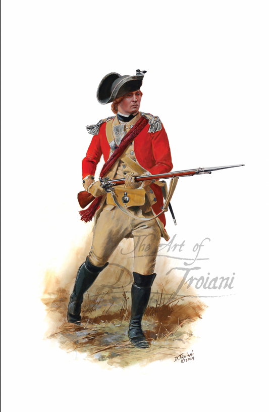 Grenadier Officer 14th Foot, 1775