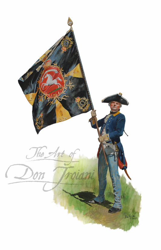 Color Bearer of the Brunswick Musketeer Regiment Prinz Friedrich, 1777