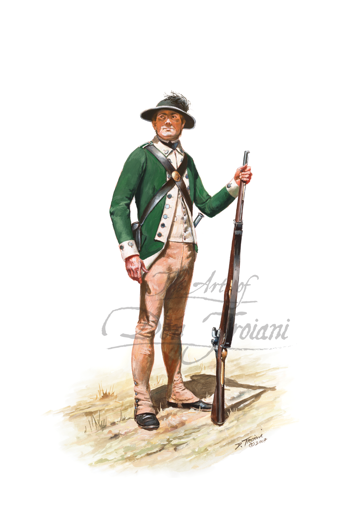 Butler’s Rangers, Private, 1780-82 – The Art of Don Troiani