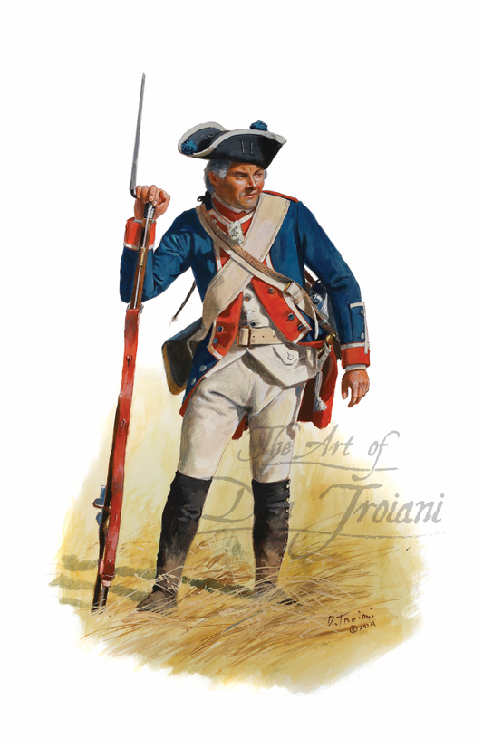 Musketeer Regiment Von Mirbach, 1776