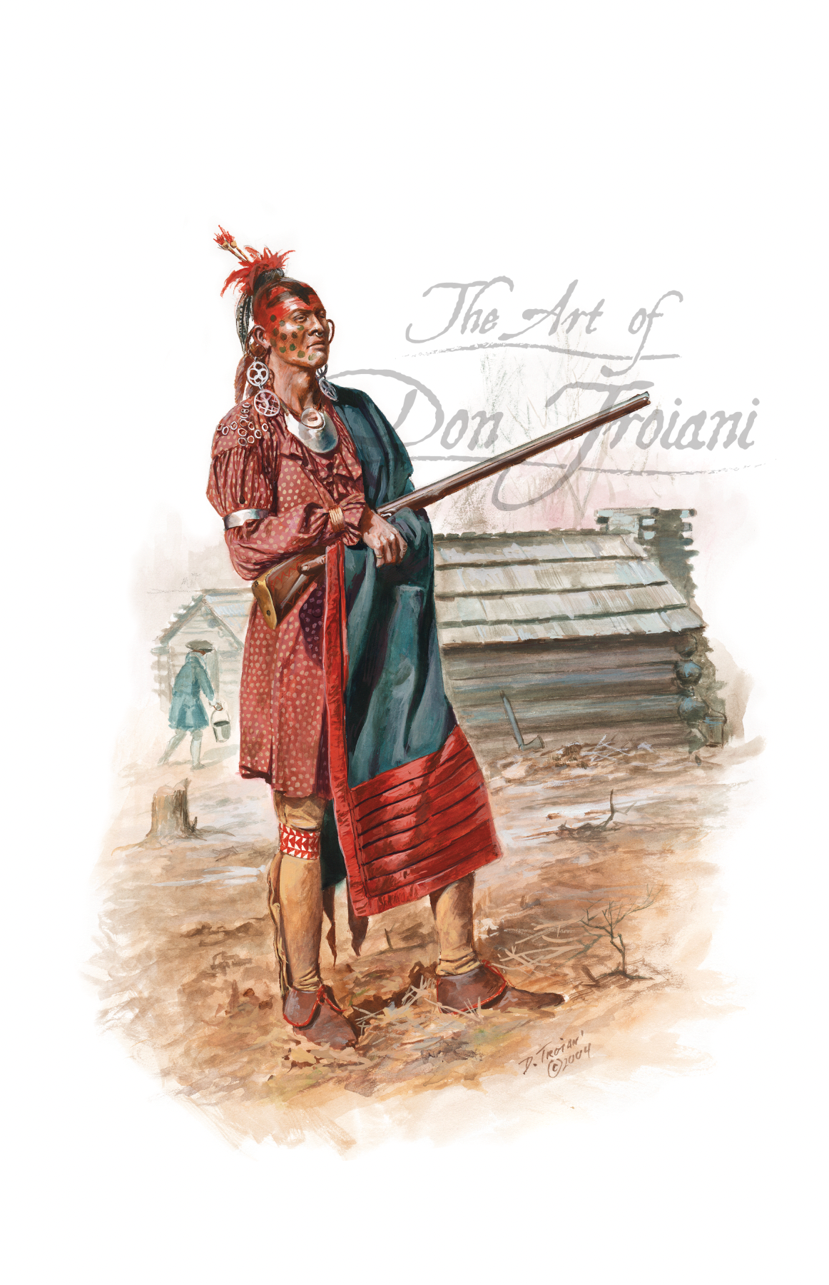 Eastern Woodland Indian, 18th Century, With Background
