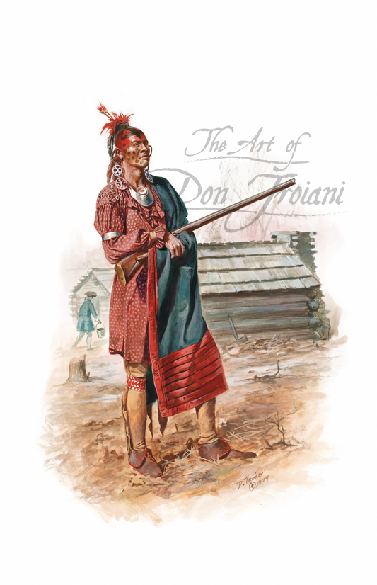 Eastern Woodland Indian, 18th Century, With Background