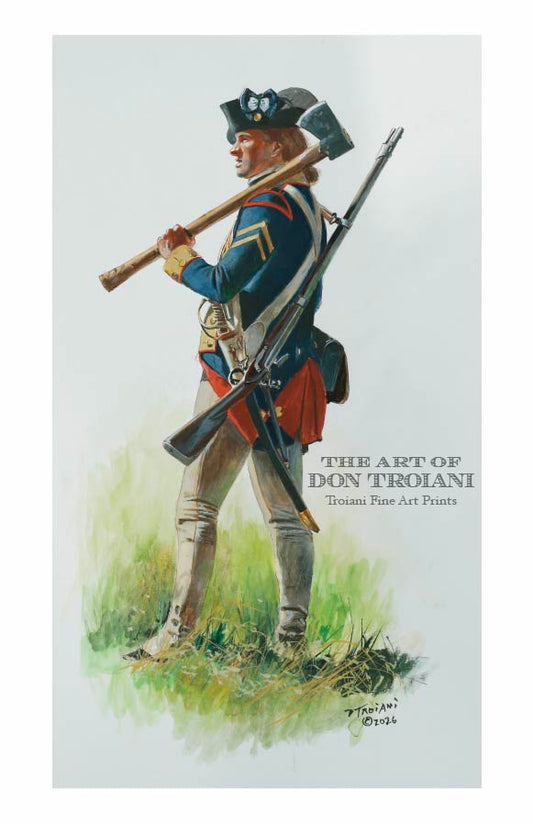 Corps of Sappers and Miners, 1782 (Connecticut soldier Joseph Plumb Martin)
