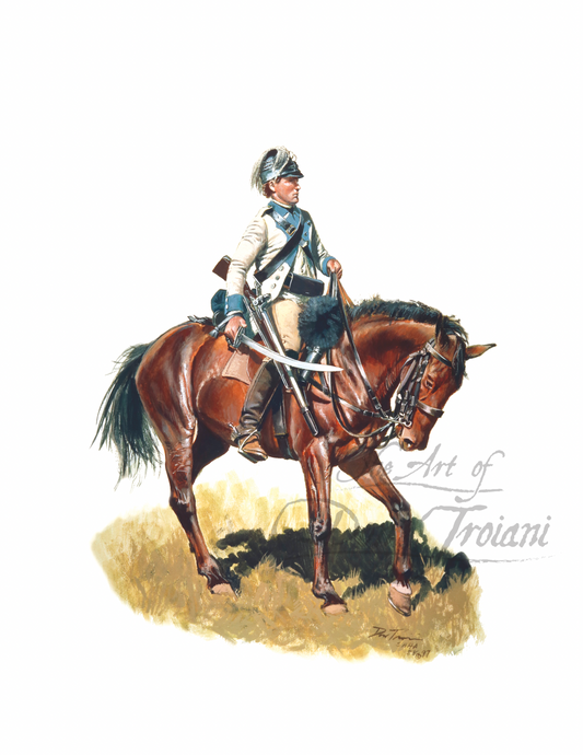 Private, 3rd Continental Light Dragoons, Captain Lewis's Troop, 1777-81