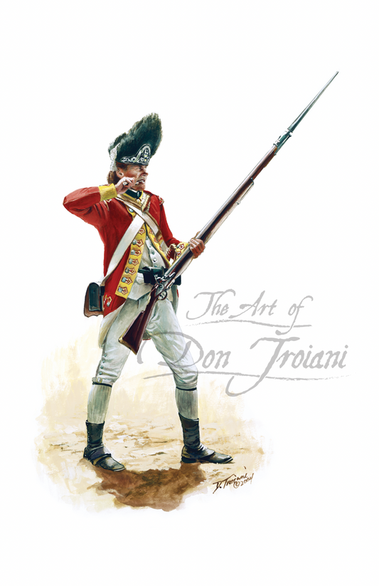 British Grenadier of The 38th Regiment of Foot, 1775