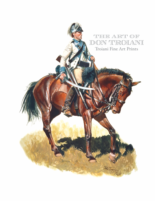 Private, 3rd Continental Light Dragoons, Captain Lewis's Troop, 1777-81 - TRW6