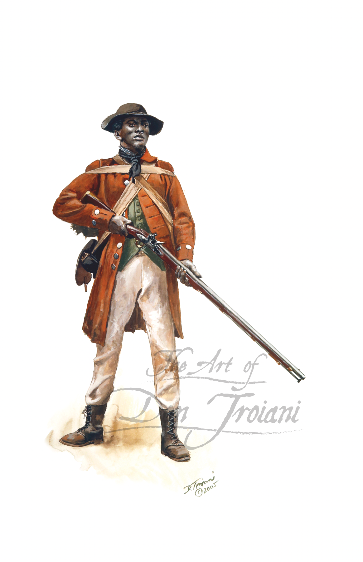 Black Militiaman of the Spartanburg, South Carolina Militia