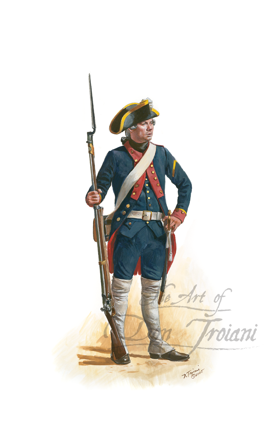 French Naval Infantry Corporal, 1778