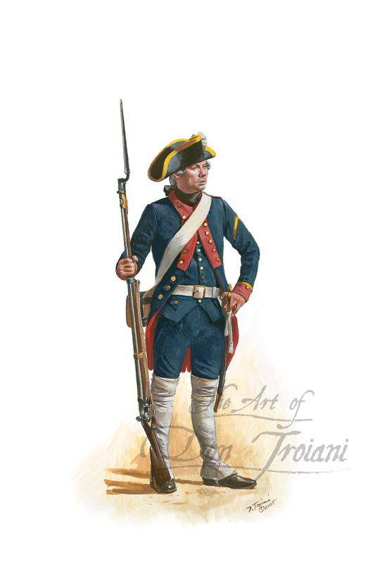 French Naval Infantry Corporal, 1778