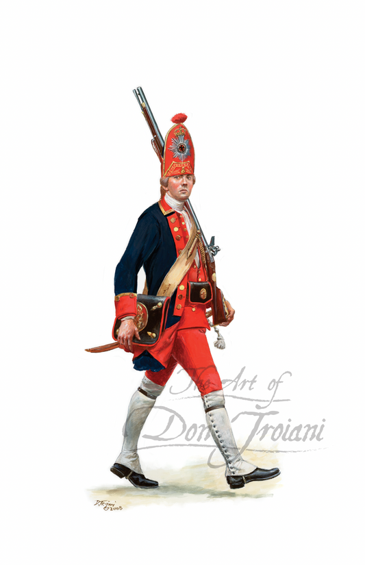 Prussian Grenadier, Potsdam Rothes Leib Battalion, 1718