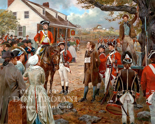 Nathan Hale, September 22, 1776 - Canvas Giclee