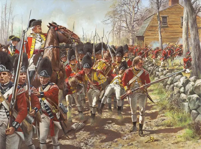 Parker's Revenge, April 19, 1775 - Canvas Giclee