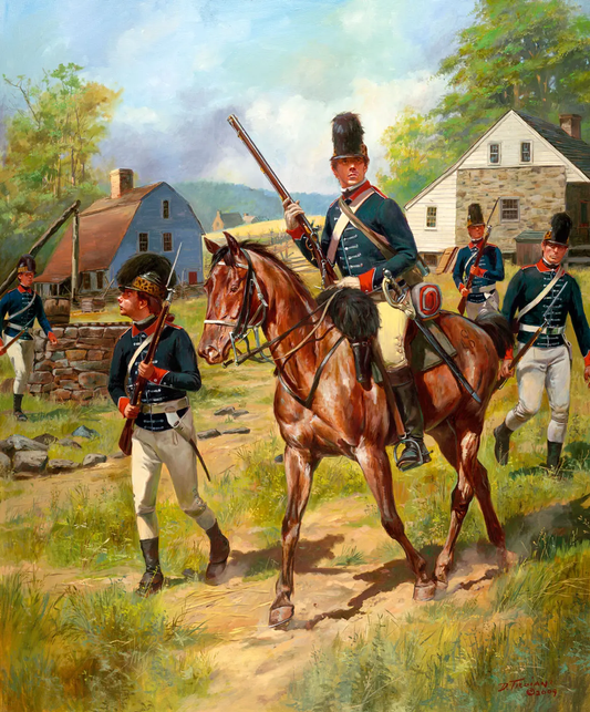 16th (Queen's) Light Dragoons, 1777-1778 - Canvas Giclee