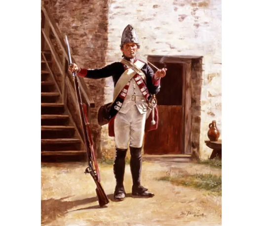 Fusilier Hesse Cassel Erb Prinz, 1776