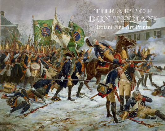 Battle Of Trenton, December 26, 1776 - Artist Proof