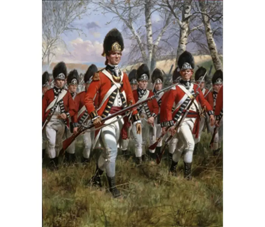 Royal Welsh Fuzileers, 1775 - Canvas Giclee