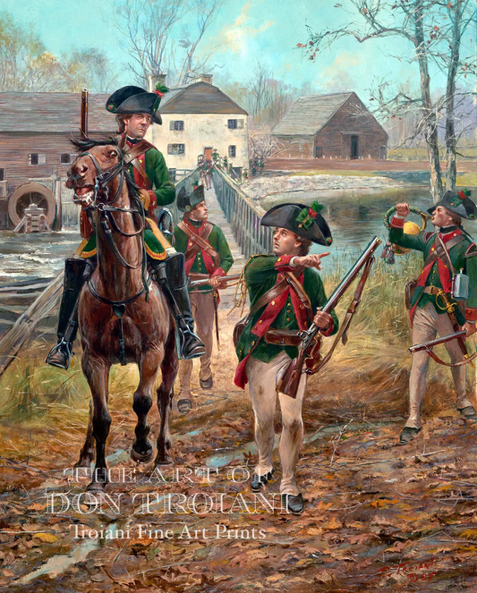 Hesse-Cassel Corps Of Field Jaegers, 1776-1783 - Canvas Giclee