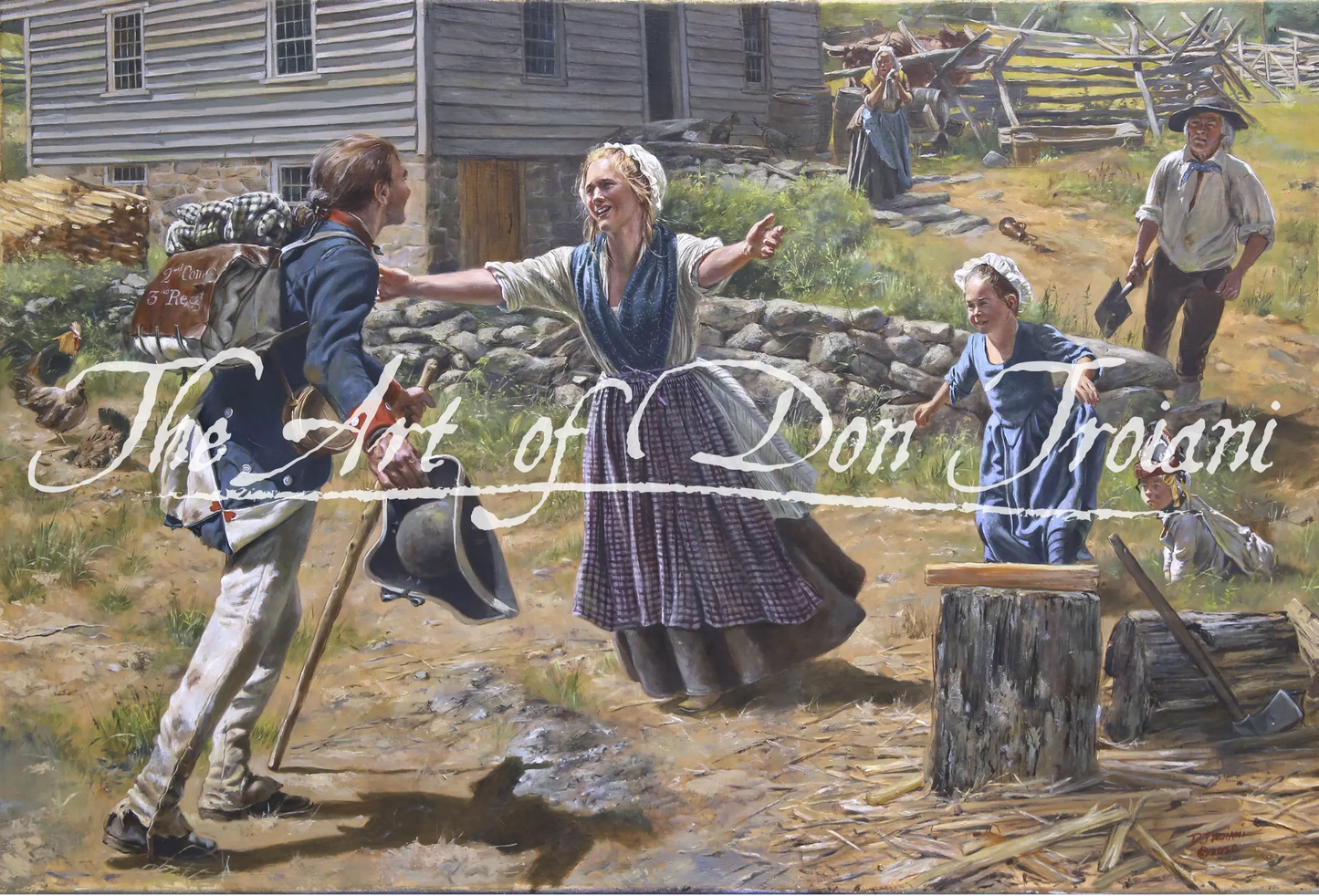The Veteran's Return - Canvas Giclee