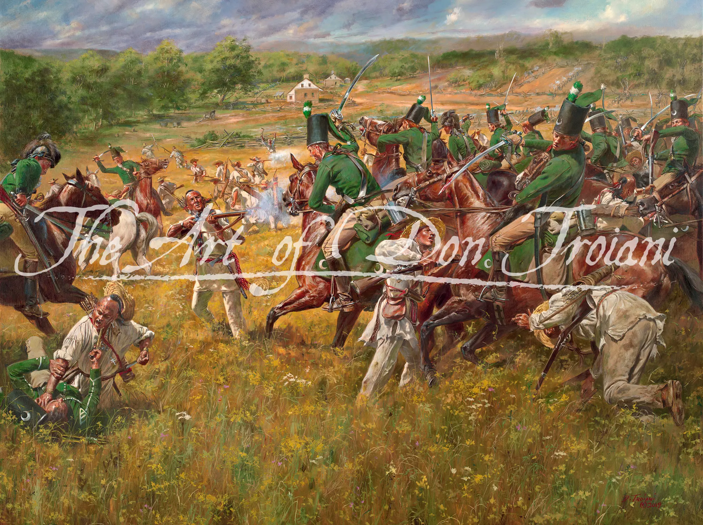 Chief Nimham's Last Stand - Canvas Giclee