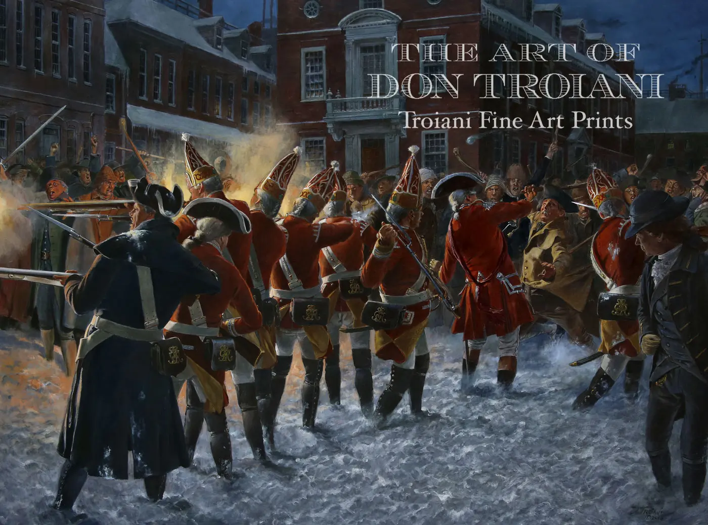 The Boston Massacre, March 5, 1770 - Canvas Giclee