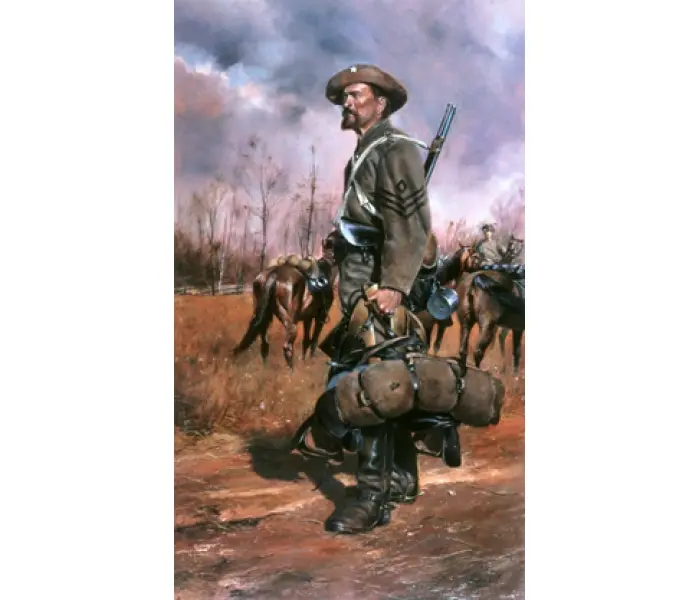 One Of Forrest's Men - Canvas Giclee