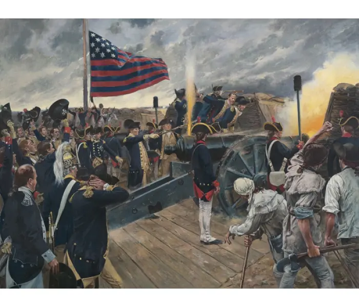 Artillery Of Independence, Siege Of Yorktown, Virginia, October 9, 1781 - Artist Proof