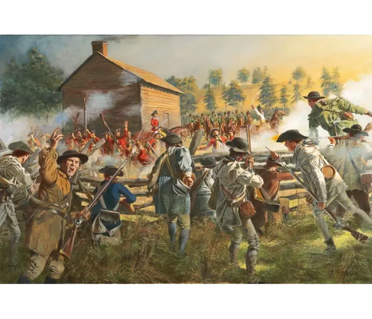 Huck's Defeat, Williamson's Plantation, 1780 - Canvas Giclee